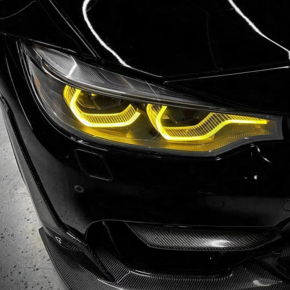 Yellow DRL for 2018 - 2020 F80 M3, F82 M4